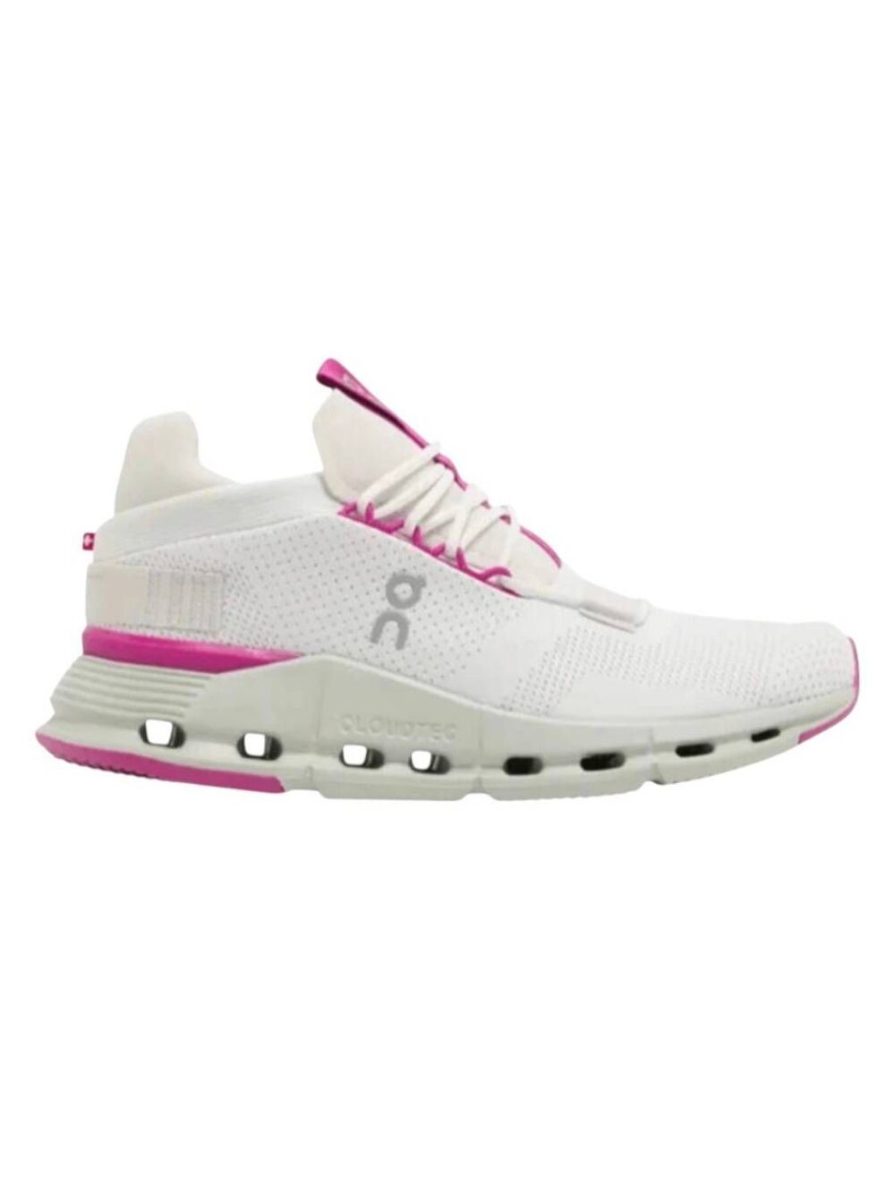 ON RUNNING Cloudnova 2 Limited Edition 'Ivory/Pink' Running Shoes Size 7